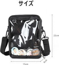 Charger l'image dans la galerie, 痛バ 痛バッグ バッグ スモール バッグ かわいい 見せバッグ ポーチ 缶バッジ 軽量 おしゃれ 女性 ショルダーバッグ 斜め掛け