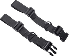 Load images into the gallery viewer,2個1セット お得 チェストストラップ ツーリング デイバック 旅行 通勤 リュック ずれ落ち防止 ストラップ ショルダー バンド バックル式 調整可能 バックパック 大人 子供 ブラック バックパック チェストストラップ チェストベルト 多目的 ベルト