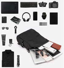 Load images into the gallery viewer,リュック 軽量 メンズ レディース 男女兼用 ビジネス リュックサック USB充電ポート付き 通勤リュック 撥水 加工 登山 バックパック 多機能 30L 大容量 盗難 防止 学生 通学 通勤 旅行 出張 仕事 海外 バック 防水 ノートパソコン パソコン 通勤 USB 充電 軽い 使いやすい