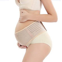 Load images into the gallery viewer,マタニティ ベルト 腰痛 対策 妊婦 腹帯 妊婦帯 骨盤ベルト 姿勢 体 楽になる サポート 産後 産前 ベルクロ マジックテープ サイズ 調整 可能 腰 腹部 着脱 簡単 伸縮性 メッシュ 素材 通気性 快適 目立たない ベージュ 出産 赤ちゃん 子供 子ども プレゼント 思いやり