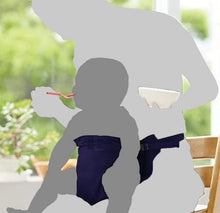 Load images into the gallery viewer,子供 赤ちゃん 椅子 転倒 防止 安全 キッズ チェアベルト サポート 椅子 イス チェア ベルト 子ども 持ち運び 便利 外出 お出かけ レストラン 大人用の椅子 対応 公園 ベンチ ケガ 怪我 防止 プレゼント 喜ばれる ママの腰 にも付けられる 膝にお子様を置いて背面からお食事