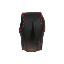 Load images into the gallery viewer,シフトノブカバー 専用 ダイハツ 新型タント カスタム LA650S LA660S LA650系 (2019年7月~現行) シフトグリップカバー 内装 アクセサリー カスタム パーツ カー シフト ノブ カバー 用品 防湿性 防水性 汚れ 傷 防止 簡単 取付 車 車用品 レザー 素材 レッドステッチ