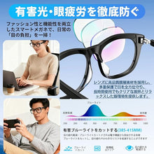 Charger l'image dans la galerie, スマートグラス 選べる2種類 ブルーライトカット 偏光サングラス 視力 聴力 保護 紫外線対策 スマートメガネ bluetooth スマートサングラス 通話 音楽 サングラス iphone Android アイフォン 対応 オーディオ 通話 マイク スピーカー 内蔵 専用USBケーブル充電 軽量設計