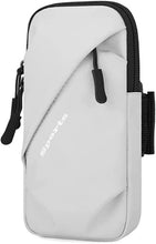 Load images into the gallery viewer,スポーツ ランニング アームバンド アーム バンド スマホバンド スマホ ポーチ 調節可能 防水 スマホケース マジックテープ ウォータープルーフ 素材 耐汗 デザイン 運動 散歩 ウォーキング コンパクト 軽い 財布 鍵 スマホ イヤホン アクセサリー 男女兼用 ギフト