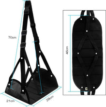 Load images into the gallery viewer,フットレスト 足置き 人気商品 旅行 トラベル 飛行機 足らくらく 収納袋付き ハンモック セパレート 機内 リラックス 海外旅行 トラベル オフィス 車用 新幹線 夜行バス デスク 収納パック付き 折りたたみ式 エコノミー 症候群 予防 対策 足らくちん 携帯用 コンパクト 軽い