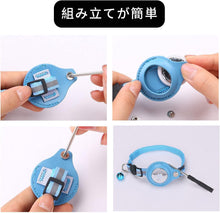 Load images into the gallery viewer,【※エアタグは付属してません】 猫用 首輪 GPS 追跡装置 エアタグ Airtag 鈴付き かわいい 安全 安心 犬 猫用首輪