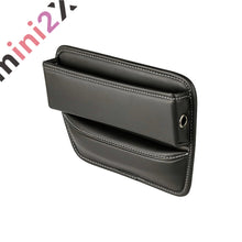 Charger l'image dans la galerie, 車用 収納ボックス オシャレ ステッチデザイン 車シート 隙間 小物入れ コンパクト 便利グッズ 運転席 カー用品 アクセサリー 便利 収納 ボックス BOX すっきり 整理整頓 片付け 携帯 スマホ スマートフォン カード 煙草 タバコ 小物入れ 車 車用品 ケーブル プレゼント