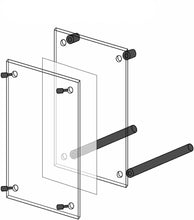 Load images into the gallery viewer,A4 サイズ 収納 大判 アクリルスタンド ディスプレイ アクリル スタンド 漫画 アニメ 絵 絵画 感謝状 賞状 資格 資格証明書