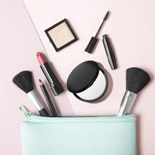 Load images into the gallery viewer,ミラー 鏡 化粧直し 10倍拡大鏡付 両面コンパクトミラー 拡大ミラー 両面化粧鏡 コンパクト拡大ミラー メイクミラー 携帯手鏡