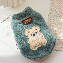 Load images into the gallery viewer,ペット 可愛い 暖か ペット服 犬 猫 裏起毛 動きやすい タンクトップ ペットウェア ドッグ キャット パーカー コート