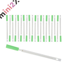 Load images into the gallery viewer,清潔 細かいお掃除 すきまブラシ 20本 セット スポンジスティック 隙間掃除 マウス パソコン キーボード 机 溝