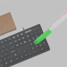 Load images into the gallery viewer,清潔 細かいお掃除 すきまブラシ 20本 セット スポンジスティック 隙間掃除 マウス パソコン キーボード 机 溝