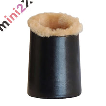 Load images into the gallery viewer,メガネスタンド 高級感のある デスクトップタイプ PUレザー 高品質フェイクファー 眼鏡 めがね メガネ 立て 眼鏡立て 眼鏡入れ メガネ入れ オフィス デスク 部屋