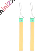 Charger l'image dans la galerie, 銀テープホルダー 表示部 約45cm 2個セット ハーフサイズ ハーフタイプ 選べる2色 銀テープ用 収納 キーホルダー ストラップ ライブ LIVE 25mm幅対応 2個セット