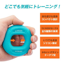 Load images into the gallery viewer,選べる硬さ 3色 ハンドグリップ 握力 脳トレ すき間時間 気分転換 事務所 仕事中 仕事 自宅 指の疲れ 軽減 トレーニング リハビリ 手 指 筋トレ エクササイズ