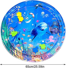 Load images into the gallery viewer,新感覚 楽しい ウォーター マット 空気入れ エアーポンプ付き 室内 プレイマット 遊び場 水 涼しい 暑さ対策 ウォーター別途 ねこ いぬ 子供 遊べる
