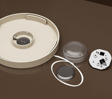 Load images into the gallery viewer,(新品アウトレット)フィギュアケース led ディスプレイケース コレクションケース ライト センサー付 円柱ケース 透明ケース 組み立て簡単 頑丈 防汚れ フィギュア 収納 ふた付き コンパクト おしゃれ 間接照明 飾り用 展示用 プレゼント 円柱 ディスプレイ コレクション