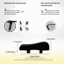 Load images into the gallery viewer,2個1セット 使いやすさ抜群 肘掛 アームレスト チェア パッド 2個セット 肘 腕 楽になる 圧迫緩和 オフィス ゲーミング アームパッド 肘置き クッション ひじ掛け 低反発 素材 アームレストパッド 耐摩耗性 高密度 椅子 会社 家庭 用 ゲーミングチェア オフィスチェア 勉強