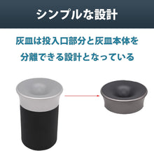 Charger l'image dans la galerie, 電子タバコ 灰皿 iQOS アイコス グロー glo プルーム プルームテック 加熱式 電子 タバコ 専用 灰皿 ステンレス トレイ 吸い殻 入れ 室内 会社 オフィス 自宅 車 車載 自動車 喫煙 ドリンクホルダー たばこ コンパクト おしゃれ お手入れ 簡単 分離型 捨てやすい 車 用