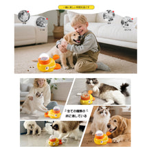 画像をギャラリービューアに読み込む, (新品アウトレット) ペット用 給餌機 電気を使わない 安全 安心 犬 猫 用 知育玩具 安全 安心 フードの大きさに合わせて3サイズ の蓋入り アヒル デザイン ペット 知育 退屈 ストレス 解消 早食い 食べすぎ 防止 自動給餌器 餌 エサ ペットフード イヌ ネコ 楽しい 丸洗