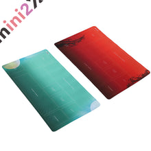 Load images into the gallery viewer,ワンピースカード 用 プレイマット 分かりやすい ガイド枠付き バトルフィールド ラバー ハーフ 選べる2色 35×55cm 収納