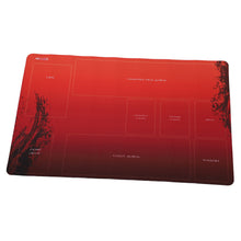 Load images into the gallery viewer,ワンピースカード 用 プレイマット 分かりやすい ガイド枠付き バトルフィールド ラバー ハーフ 選べる2色 35×55cm 収納