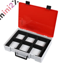 Load images into the gallery viewer,mini2x 大容量 トレーディングカード ケース ボックス BOX 2000枚以上収納可能 カードゲーム TCG ポケモンカード 遊戯王 トレカ ポケモン ワンピースカード スポーツカード マジックザギャザリング アイドル アイドルカードトランプ プレゼント 贈り物 子供 アタッシュケース