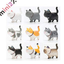 Load images into the gallery viewer,冷蔵庫 マグネット ネコちゃん 9匹セット 3D 立体 デザイン 可愛い マグネット 冷蔵庫 家電 ホワイトボード 黒板 事務所 メモ
