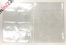 Load images into the gallery viewer,4ポケット リフィル 30枚セット 9穴 収納 ステッカーシール ライブ ステッカー チケット ライブ コンサート 映画 アニメ グッズ ホルダー アイドル コレクション 整理整頓