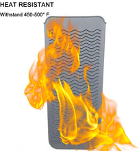 Charger l'image dans la galerie, 高品質 安全 高耐熱 ヘアアイロン 収納 シリコンマット ポーチ ヘアアイロン用 ヘアスタイリング ツール ストレート ヘアアイロン