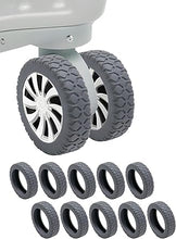 Load images into the gallery viewer,キャスターカバー【10点セット】 車輪 キャスター タイヤ カバー 音が小さくなる 防音 静音 タイヤカバー 椅子 ゲーミングチェア シリコン キャリーケース スーツケース ホイール 騒音 対策 保護 取り付け 簡単 衝撃吸収 滑りにくく キズ防止 旅行 出張