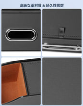 Load images into the gallery viewer,車 後部座席 オーガナイザー ドリンクホルダー 車用 多機能 収納 ボックス ティッシュホルダー カップホルダー 2個 カー用品 便利 グッズ 車内 小物入れ PUレザー 自動車 シートバック フック 取り付け簡単 運転席 助手席 兼用 黒 ブラック オシャレ 快適 ファミリー 整理