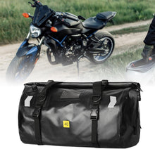 Charger l'image dans la galerie, バイク ツーリング バッグ 自転車 キャンプ 完全 防水 40L エアバルブ搭載 ツーリング用 防水 キャンプ アウトドア ハンドバッグ バックパック ショルダーバッグ ツーリングバッグ メンズ レディース 日帰り 旅行 大容量 シンプル おしゃれ 軽量 ヘルメット 収納 キャンプ