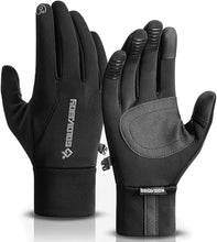 Charger l'image dans la galerie, アウトドア グローブ 防寒 手袋 裏起毛 柔らかい タッチパネル 対応 スマホ 操作 滑り止め メンズ レディース 男女兼用 防水 防風 防寒 防汚 保温 使いやすい ランニング サイクリング バイク ツーリング 登山 サイクリング 釣り スキー キャンプ 自転車 通勤 通学 作業