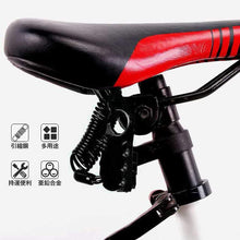 Load images into the gallery viewer,頑丈 ロック 駐車 ヘルメット ワイヤー ロープ 付き ヘルメットホルダー ヘルメットロック 盗難防止 携帯 バイク 自転車 オートバイ カート スーツケース ツールボックス 鞄 バックパック カバン リュック トランクケース ロック 防犯 カラビナ式 暗証番号 鍵 簡易 安全