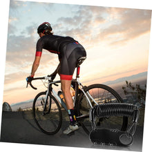 Load images into the gallery viewer,頑丈 ロック 駐車 ヘルメット ワイヤー ロープ 付き ヘルメットホルダー ヘルメットロック 盗難防止 携帯 バイク 自転車 オートバイ カート スーツケース ツールボックス 鞄 バックパック カバン リュック トランクケース ロック 防犯 カラビナ式 暗証番号 鍵 簡易 安全