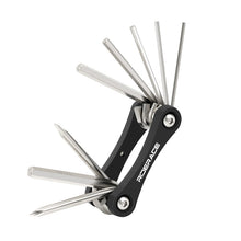 Charger l'image dans la galerie, マルチツール キット CMT8 8-in-1 自転車 メンテナンス 工具 六角レンチ ドライバー 8種類 ツール 万能 かっこいい 多機能 作業用 持ち運び 簡単 便利 コンパクト クラフト DIY バイク 自動車 プラスドライバー マイナスドライバー レンチ アウトドア オートバイ ナット