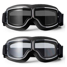 Load images into the gallery viewer,バイク ゴーグル メガネ対応 オートバイ シールド 保護 メガネ 柔軟 広い視野 UVカット 防風 防塵 耐衝撃 耐久性 曇り止 軽量 使いやすい メガネ 対応 サングラス ヘルメット 対応 アウトドア スポーツ 登山 スキー ツーリング サイクリング スノーボード 自転車 ロード