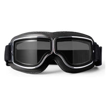 Load images into the gallery viewer,バイク ゴーグル メガネ対応 オートバイ シールド 保護 メガネ 柔軟 広い視野 UVカット 防風 防塵 耐衝撃 耐久性 曇り止 軽量 使いやすい メガネ 対応 サングラス ヘルメット 対応 アウトドア スポーツ 登山 スキー ツーリング サイクリング スノーボード 自転車 ロード