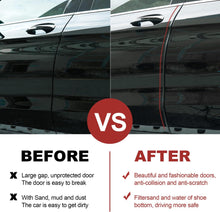 Load images into the gallery viewer,車 ドア モール 車用 ドアエッジ プロテクター 5m 衝突 擦り傷 防止 騒音遮断 鋼片内蔵 U型 ドアエッジプロテクター 高分子 ゴム素材 接着剤 工具 不要 取付簡単 はめて不要部分は切るだけ セダン トラック SUV ATV ボート用 シール ドライブ お出かけ アウトドア 旅行