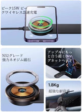 Load images into the gallery viewer,車 スマホ ホルダー マグネット 車載ホルダーMagsafe ワイヤレス 充電 最大15W 急速充電 携帯ホルダー 自由 角度調整 超強力吸着 片手操作 ダッシュボード iPhone Android ホルダー 粘着テープ 繰り返し 利用可能 カー用品 全機種対応 ドライブ アウトドア スマホホルダー