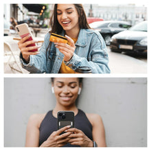 Load images into the gallery viewer,スマホ カードケース カード 収納 貼り付け 型 SUICA PASMO スイカ パスモ 通勤 通学 カード 入れ パス ケース iPhone シリーズ 対応 アイフォン アンドロイド スマートフォン 背面 カードホルダー シンプル 使いやすい 便利 お出かけ 旅行 アウトドア プレゼント JR バス