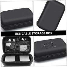 Load images into the gallery viewer,収納 ケース 耐衝撃 充電器 デジタル アクセサリ ケース USB ケーブル バッグ イヤホン ポーチ コード オーガナイザー 仕切り 付 収納袋 トラベル イヤホンケース 小物入れ 丈夫 耐久性 防水 便利 多機能 旅行 アウトドア お出かけ 持ち運び プレゼント 贈り物