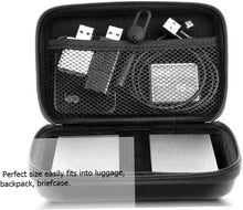 Load images into the gallery viewer,収納 ケース 耐衝撃 充電器 デジタル アクセサリ ケース USB ケーブル バッグ イヤホン ポーチ コード オーガナイザー 仕切り 付 収納袋 トラベル イヤホンケース 小物入れ 丈夫 耐久性 防水 便利 多機能 旅行 アウトドア お出かけ 持ち運び プレゼント 贈り物
