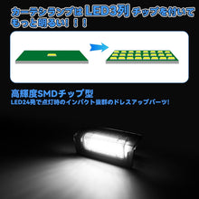 画像をギャラリービューアに読み込む, アルファード 40系 ヴェルファイア 40系 LED カーテシランプ フットランプ 室内灯 交換 パーツ 高輝度 純正交換 カプラーオン スライド ドア スポット ランプ スライドドア スポットランプ 左右セット 左右 セット トヨタ 車種 専用 設計 車 カー用品 取付 簡単 便利 安全