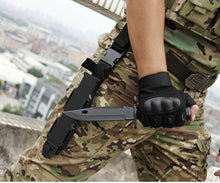 画像をギャラリービューアに読み込む, M9 銃剣 ダミーナイフ Bayonet バヨネット M10シース付き 鞘 米軍官給タイプ ゴム製 ラバーナイフ サバイバルゲーム SWATコスプレ 特殊部隊 ミリタリー装備 撮影用小道具 タクティカル 模造刀 黒色 ブラック レプリカ 単品 タクティカルナイフ 撮影 演出小道具 送料無料