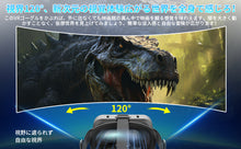 Load images into the gallery viewer,VRゴーグル オープンパネル設計 プラグアンドプレイ VR ヘッドセット 3D パノラマ 体験 1080P 超広角 120°視野角 スマホ 非球面光学レンズ 焦点 瞳孔距離 調節可能 装着感 良い メガネ 対応 通気性 軽量 4.7~6.5 iPhone android アイフォン アンドロイド などスマホ対応