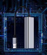 画像をギャラリービューアに読み込む, 有線LAN アダプター USB3.0 LAN グレー 変換 アダプター 1Gbps 高速 通信 中継 RJ45 USB LAN 変換アダプター Windows Mac OS Linus 等 対応 1000Mbps 超高速通信 USB-A アルミ合金 【 Nintendo Switch スイッチ 動作確認済み 】ゲーム PC LEDライト ゲーミング