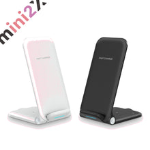 Charger l'image dans la galerie, ワイヤレス充電器 スマホ スマートフォン アイフォン 最大15W出力 急速 無線充電器 ( Qi 認証) 充電 充電器 ワイヤレス iPhone 15/14/13/12シリーズ SE第二世代/8(Plus)  Galaxy S23(Ultra)/S22(Ultra)/S21(Ultra)/S20/Note20  他のQi機種 対応 プレゼント ギフト