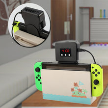 Load images into the gallery viewer,冷却ファン スイッチ2 スイッチ 旧型 有機EL モデル 全対応 スイッチ2にも対応 2025年型 排熱 温度 表示 ハイパワー 冷却 クーラー Switch 冷感 扇風機 静音 排熱用 冷却クーラー 風量 調整 可能 冷却 ファン 放熱対 策熱暴走 熱 対策 スイッチドック 用 周辺機器 ファン